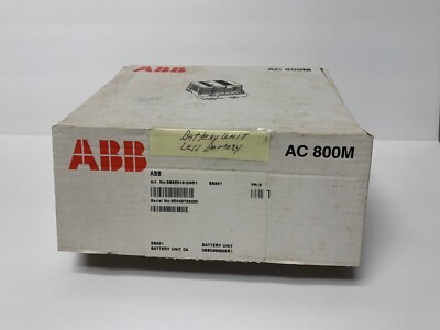 3BSE018109R1 ABB SB821 S800 I/0 AC Battery Unit Control Module - *No Battery*