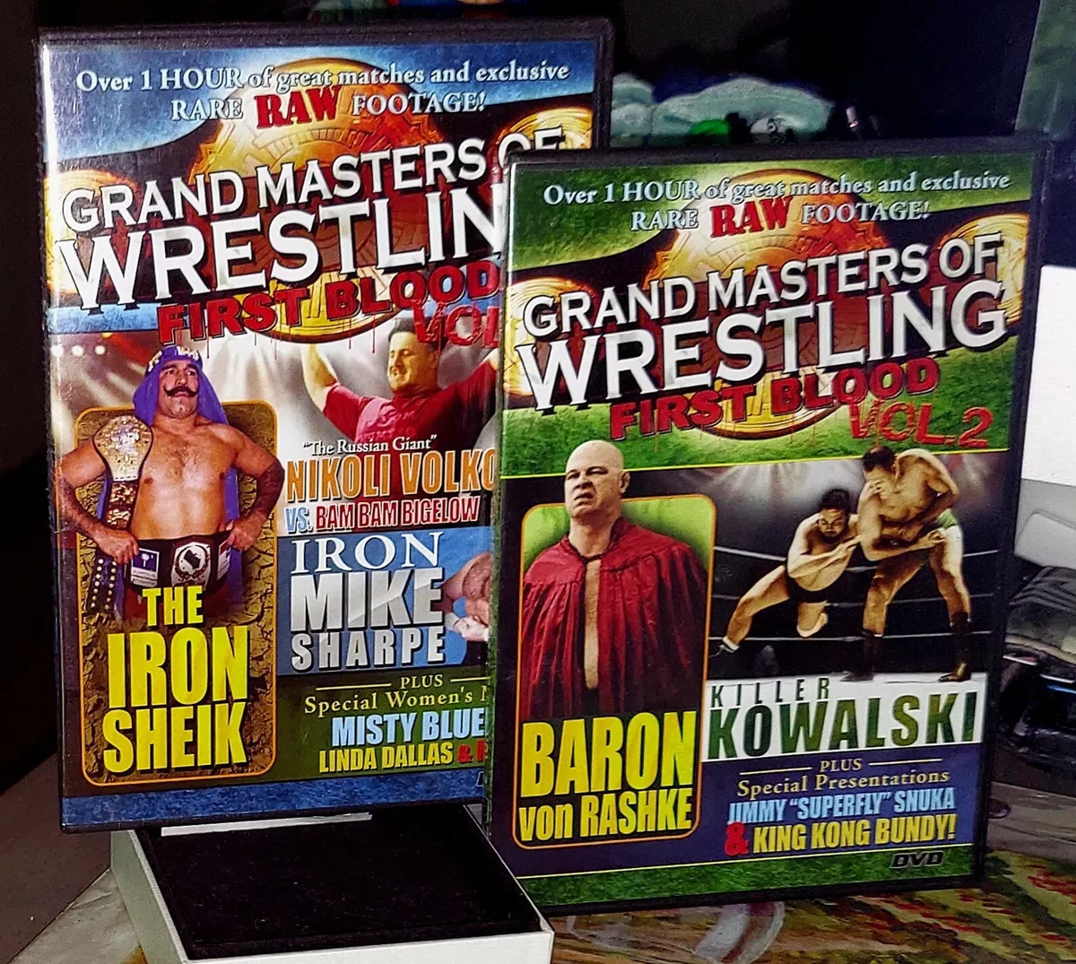 Grand Masters of Wrestling First Blood Vol 1 BRAND Iron Sheik RARE & Raw  for sale online