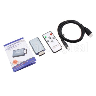 Bitfunx Metal NGC HDMI Adapter w/ Remote Control for all Gamecube Game Consoles