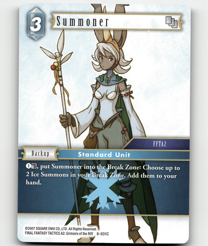 Near Mint FFTCG Summoner - 7-072C Opus VII Final Fantasy TCG | eBay