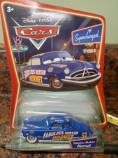 06 Mattel Disney Pixar CARS Fabulous Hudson Hornet Supercharged 3.5"