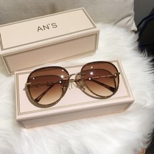 New Diamond Sunglasses Female Imitation Rhinestones Gradient Color Women