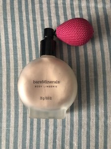 BARE MINERALS Body Lingerie Shimmer Powder Vanilla Satin Glass Bottle