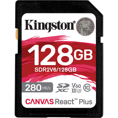Kingston Speicherkarte Canvas React Plus 128 GB SDXC