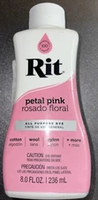 Rit All Purpose Liquid Dye Petal Pink Rosado Floral 8 Fl. Oz.