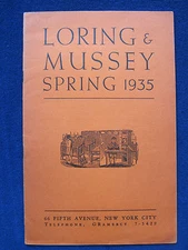 LORING & MUSSEY SPRING 1935 Publisher's Forthcoming Titles Pamphlet