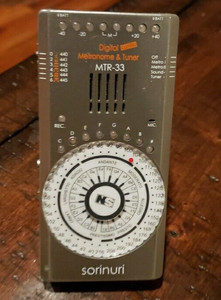 SORINURI MTR-33 Digital Metronome COMBO Chromatic Auto-Tuner Record TESTED WORKS