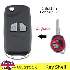 For Suzuki Ingis Alto SX4 Vauxhall Agila Upgrade Car Key Flip Remote Fob Case