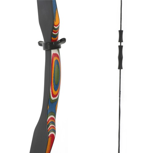 Arco recurvo tradicional para niños de 37"" con arco 10-15 libras práctica entrenamiento físico - Imagen 7 de 9