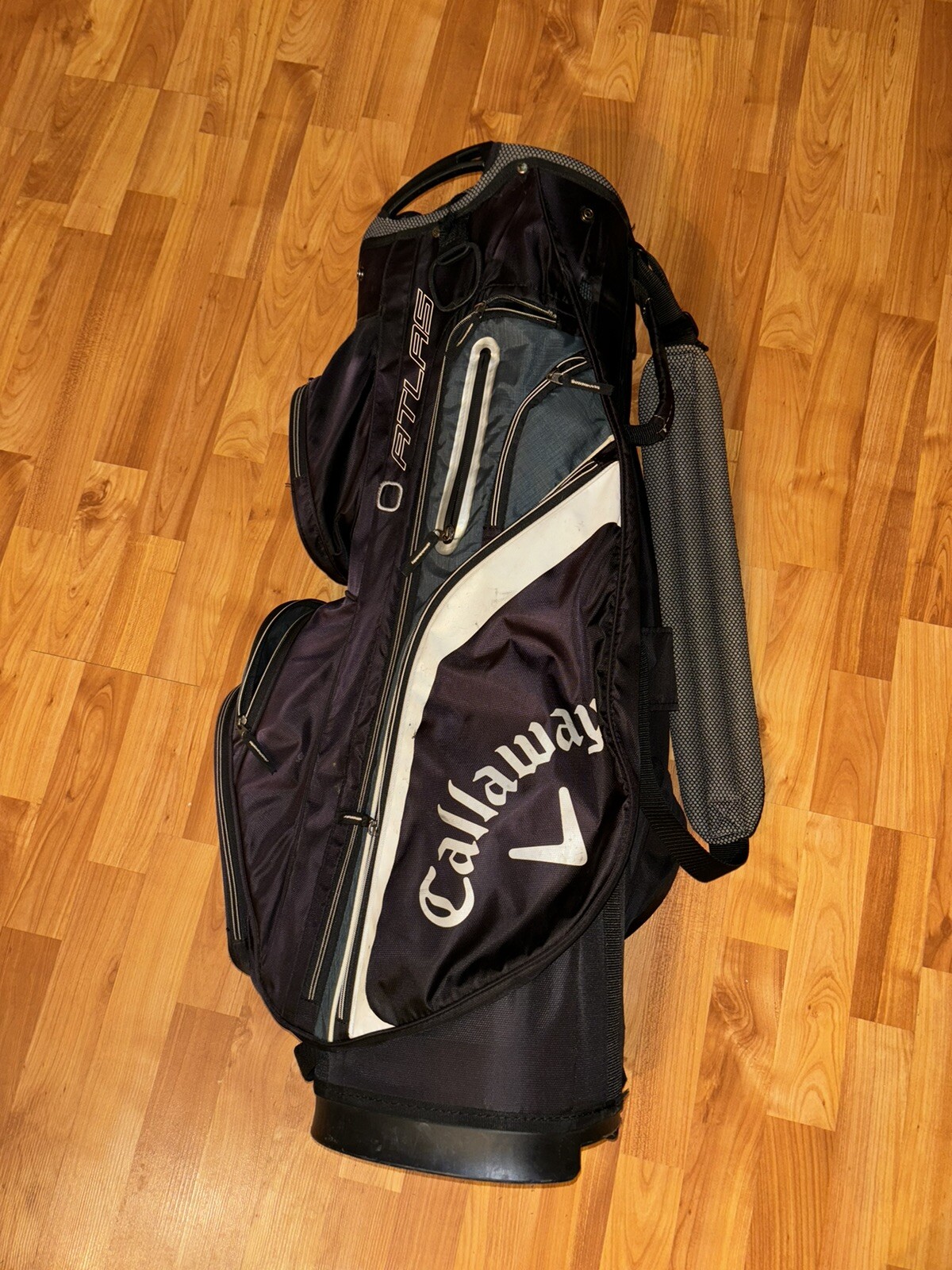 Callaway Atlas 14 Way Golf Cart Bag Black Gray White eBay