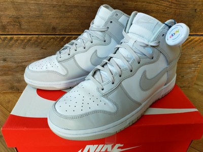 Nike Dunk High Vast Grey Size UK 8.5 Trainers Retro US9.5 EUR 43 White  Jordan | eBay