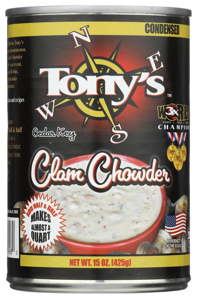 Tony's Clam Chowder Soup 15.0 oz (Pack of 12) | eBay