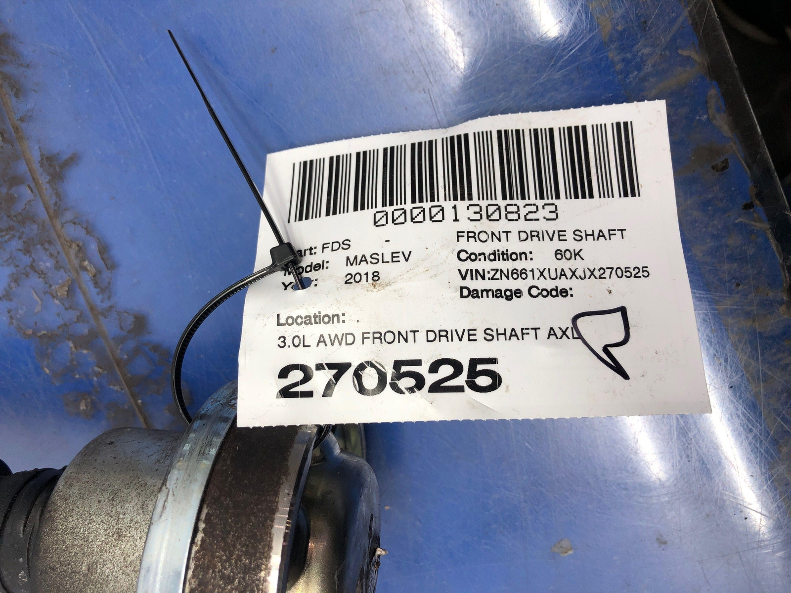 Maserati Levante 2017-2022 Front Axle
