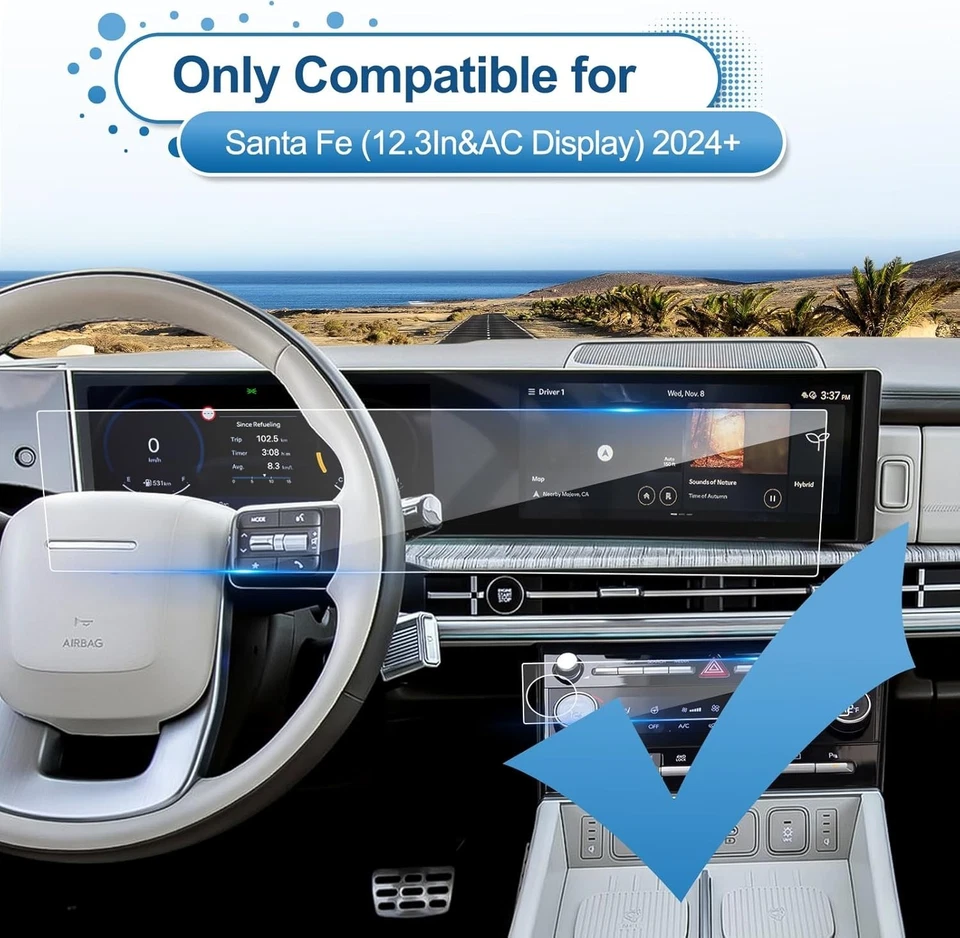 Santa Fe Calligraphy Screen Protector 12.3Inch - Image 4 of 4