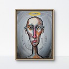 Heavier Than | Original Mixed Media Painting | 12x16 | Truth Teller Series