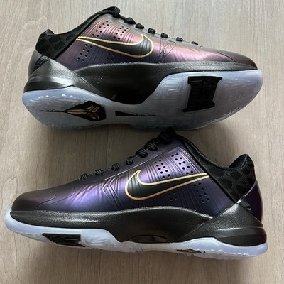 Nike Kobe V Eggplant Basketball HM3753-500 Youth Size 1.5Y, 3.5Y