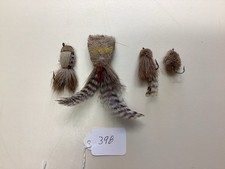Deer Hair Mouse Fly Lures - (4 Lures Total)  (Lot 398)