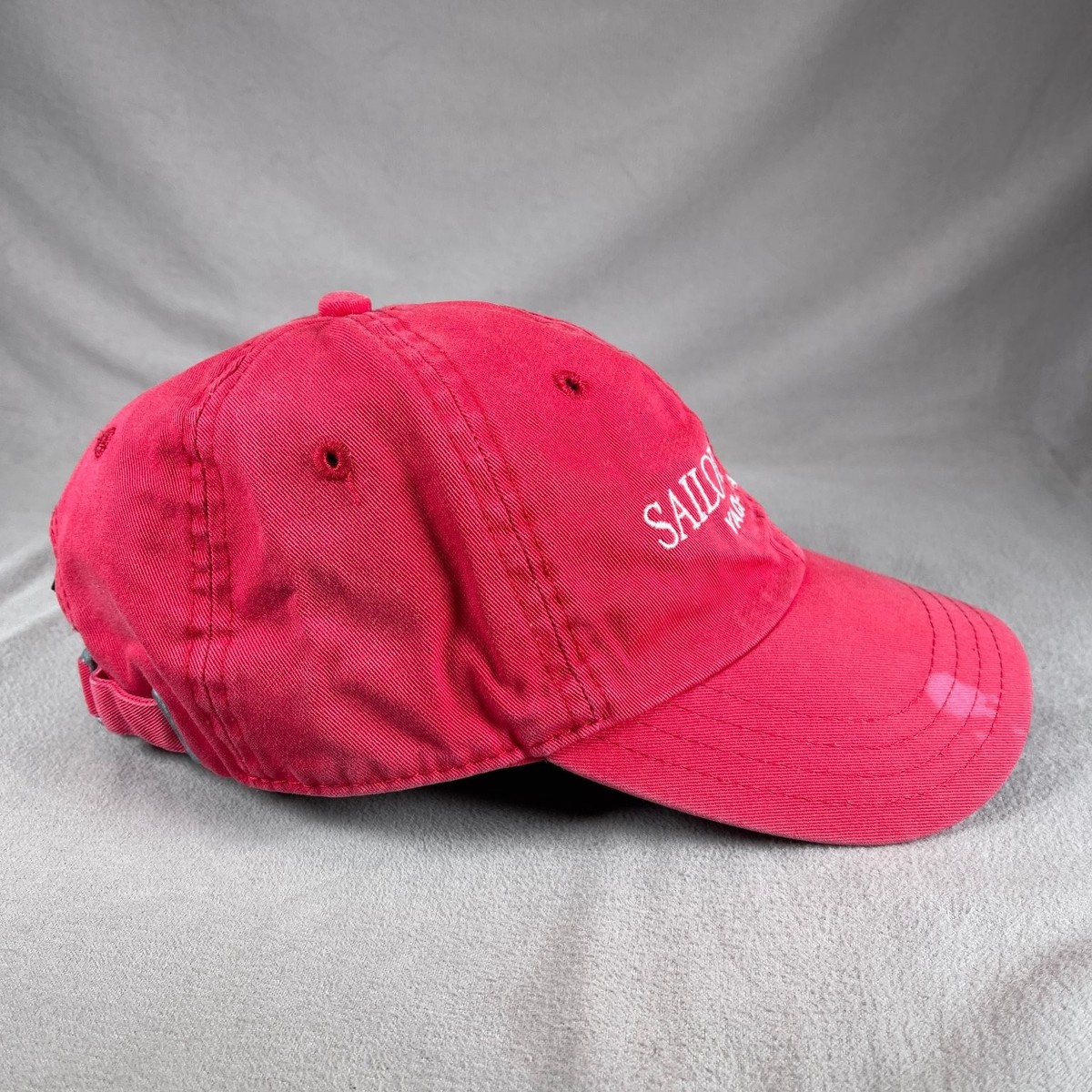 Hyp Red Sailor's Wharf Yacht Yard Cap Men's Adjustable Cotton Hat View 4