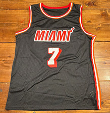 Miami Heat Giannis Antetokounmpo 7 Black Jersey XL retro stitched new