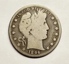 1896 Barber Half Dollar – AG/VG