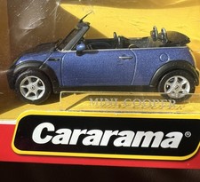 Mini Cooper S Cabriolet Modellauto 1:43 – Blau – Cararama / Hongwell