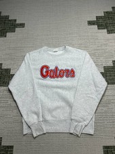 Florida Gators Sweatshirt Mens Small Gray Cotton Ncaa Fleece