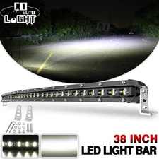 Ultra Slim Curved 38" LED Light Bar Spot Flood Offroad Driving 4X4 SUV Truck 40"