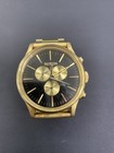 MENS WATCH GOLD NIXON SENTRY CHRONO GOLD STAINLESS BAND