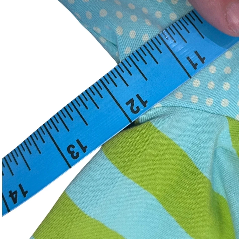 Mustard Pie Girls Top Size 5 Ruffle Stripe Polka Dot Long Sleeve Shirt - Image 4 of 4