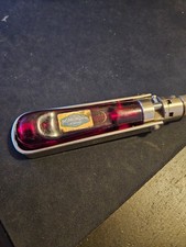 Vintage Weltrecord Ratcheting Flat Screwdriver West Germany Red Bakelite Handle