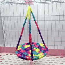 Hamster Hand-woven Hanging Nest Hanging Hamster Hammock Pet Bed for Hamster Use