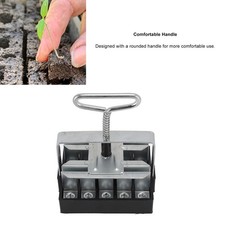 20 Cells Manual Soil Block Maker With Comfortable Grip Soil Blocker New UK