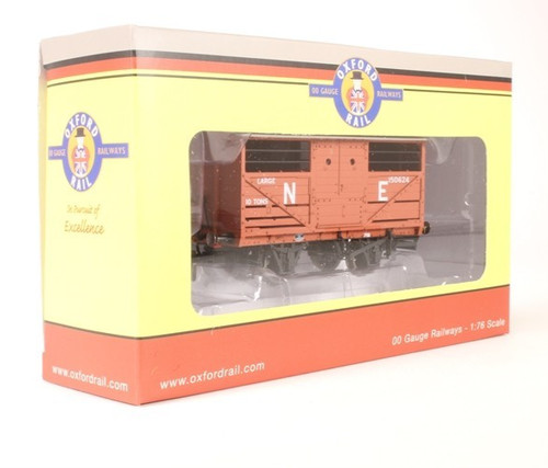 NEU! OXFORD RAIL 00: OR76VCAT002 NE 10T CATTLE VAN (Bauxite) No 150624 | Condition: New
