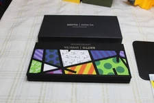 BRITTO ART & INVICTA  43mm UNISEX, NEW W/ BOX  4 XTRA STRAPS $859.00 See Pics