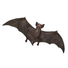  Brown Bat Figurine - Detailed 9" Plastic Model Figure - Fun Educational Small