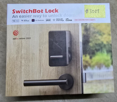 SwitchBot Smart Lock, Bluetooth Elektronischer Riegel Schlüsselloses Türschloss