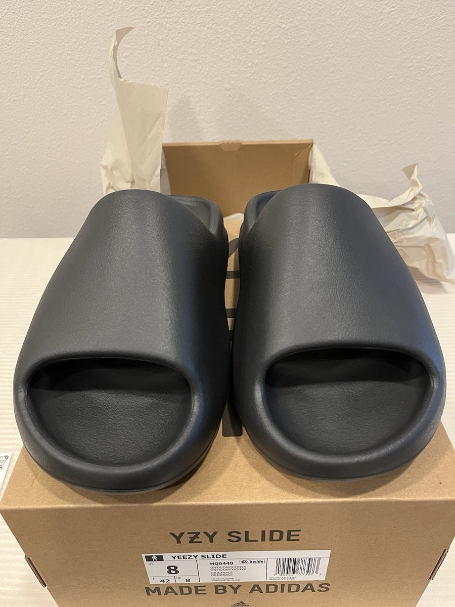 Adidas Yeezy Slide Onyx HQ6448 US Men's Size 8 | eBay