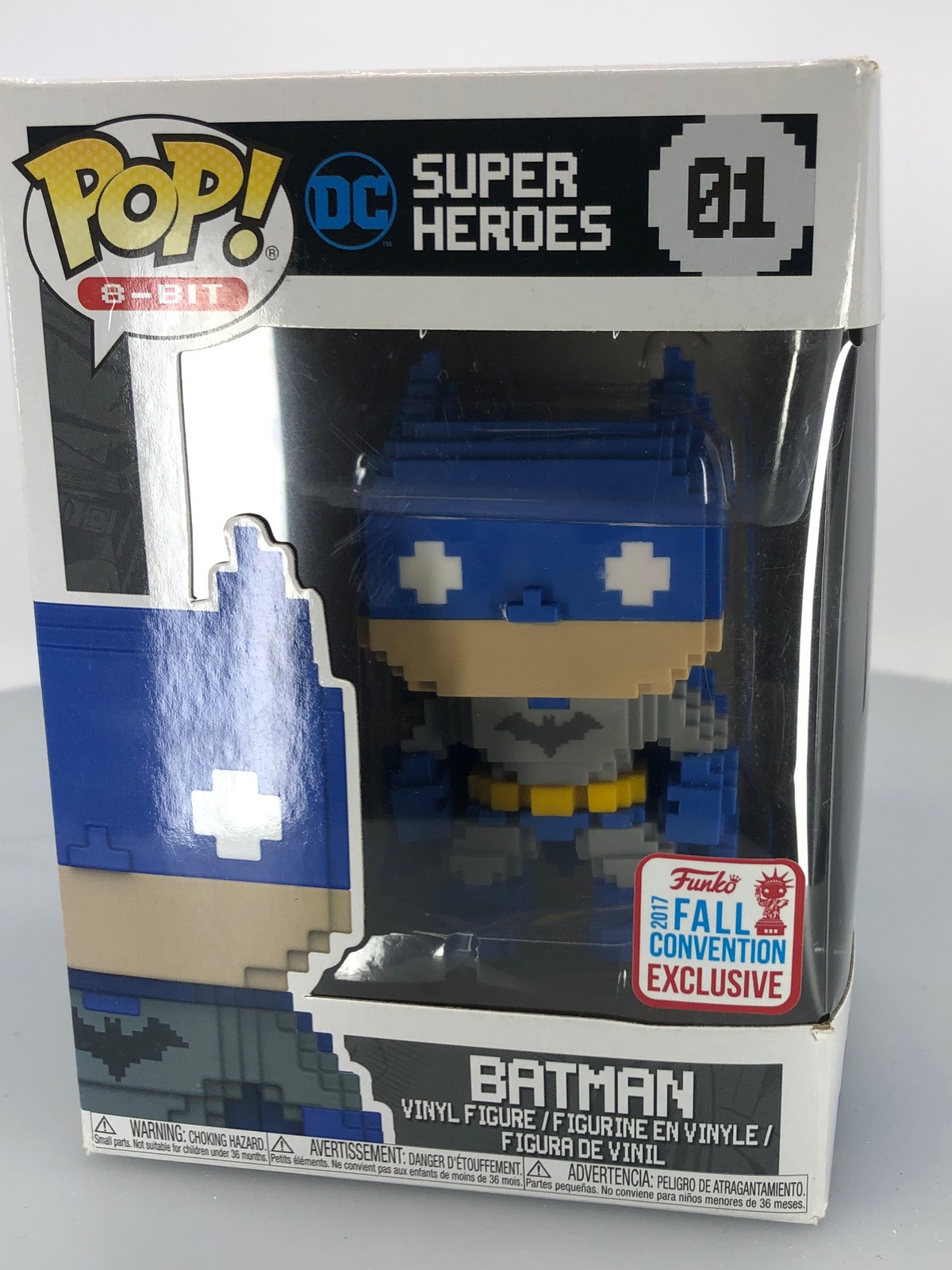 Funko POP! 8-Bit DC Super Heroes Batman #1 GameStop Exclusive DAMAGED BOX
