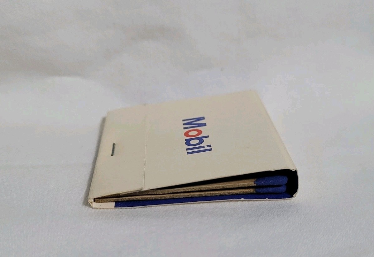 Vintage Mobil Gas Oil Matchbook Advertising Matches Full | eBay