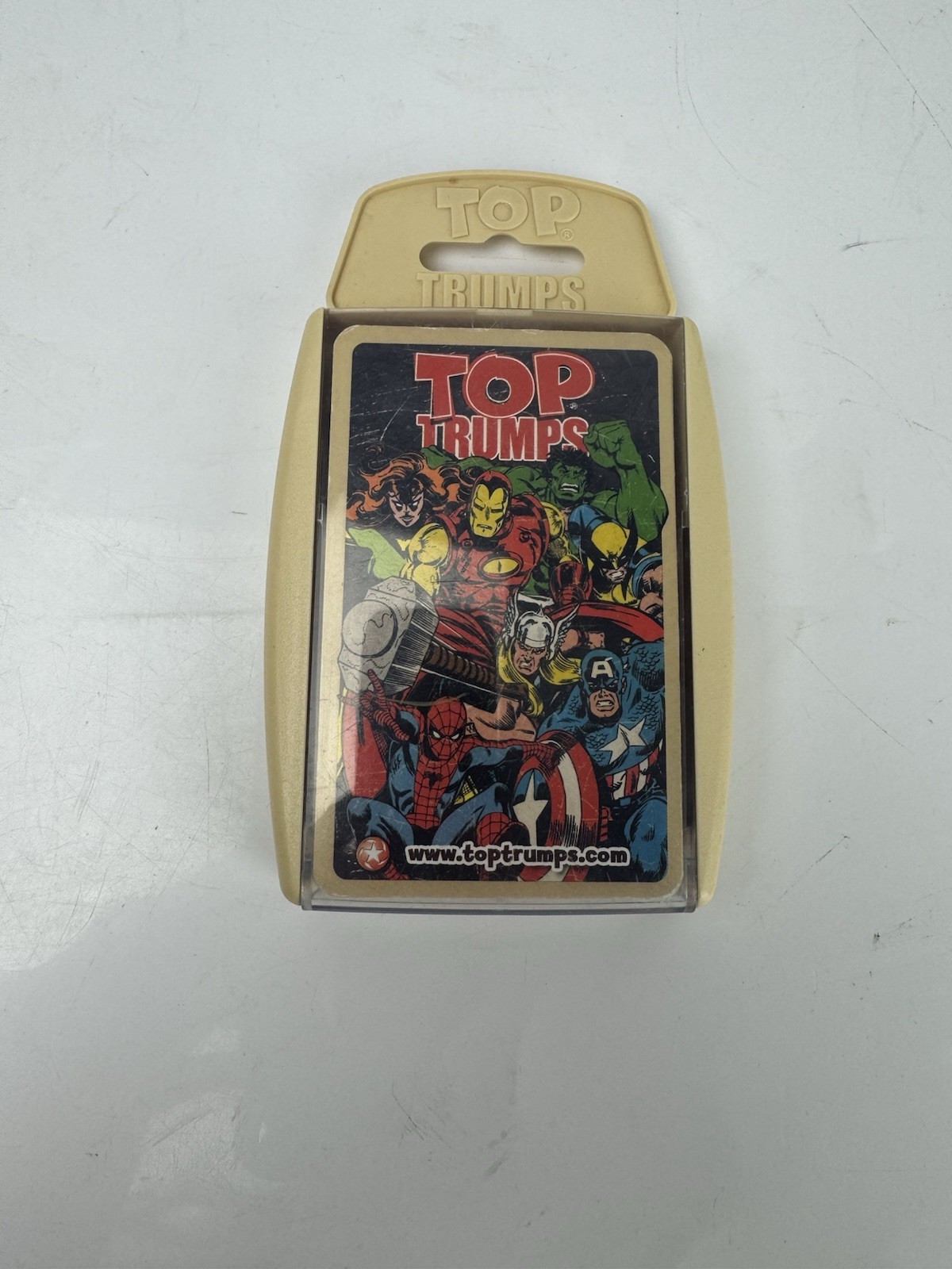 Marvel Comics Who Is The Mightiest? Retro Top Trumps - Complete