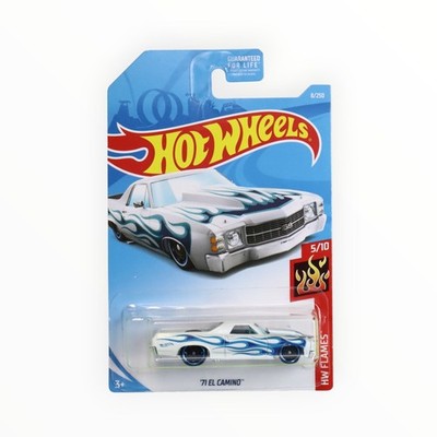Hot Wheels '71 El Camino 8/250 - White - 2019 Mainline A