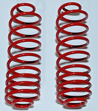 02-09 Chevy Trailblazer Gmc Envoy 2wd Rear Lowering Kit 3 Drop Coil Springs Red