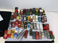 JOB LOT X 50 VINTAGE DIECAST Toy Cars Lesley MATCHBOX Marx Corgi Mixed Lead Ship