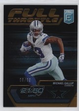 2024 Panini Donruss Elite Full Throttle Orange /99 Michael Gallup #14 3hd