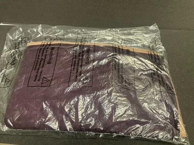 Virgin Atlantic Airways Premium Purple Fleece Flight Blanket New in Bag