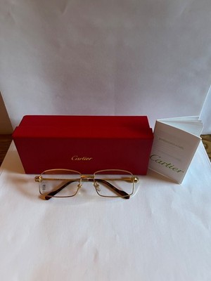 Authentic Cartier Classic Gold Tone Eyeglasses   Made in France   EUC