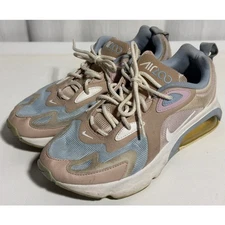 NIKE Women’s Air Max 200 Running Shoes Sneakers CI3867 Taupe/Baby Blue Size 7.5