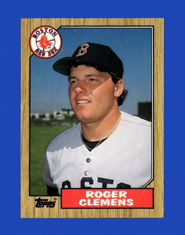 1987 Topps Tiffany Set-Break #340 Roger Clemens EX-EXMINT *GMCARDS*