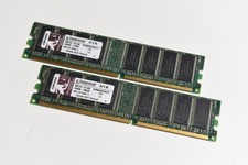 512MG x 2 Kingston KVR400X64C3A/512 512MB DDR400 PC3200 SDRAM Desktop Memory