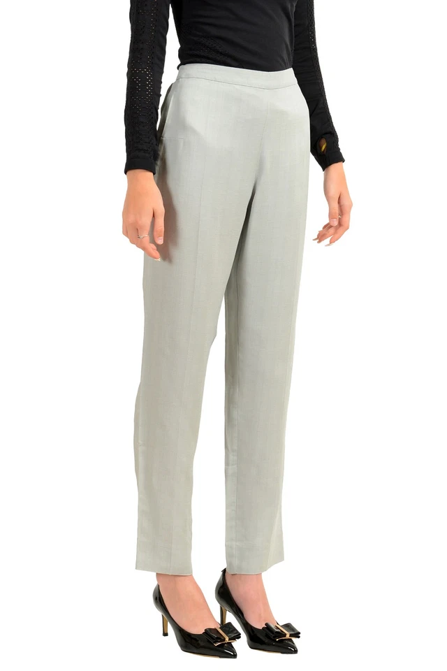 Pantalones para mujer Maison Margiela verde menta pierna recta EE. UU. S IT 40 Foto 2 de 4